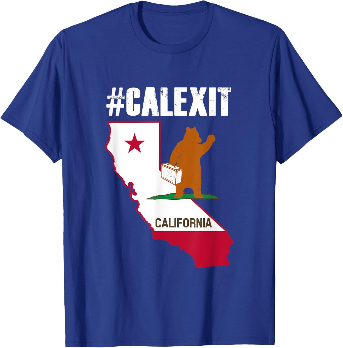 Calexit! Secession of California From the US T-Shirt - T-Shirt | Royal