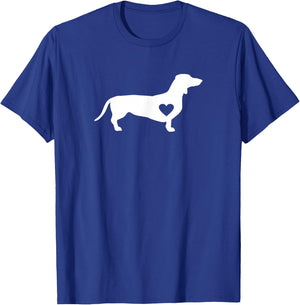 Dachshund Love Doxie Wiener Dog & Puppy T-Shirt - T-Shirt | Royal