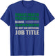 Public Health Professional Superhero Job Title Green T-Shirt - T-Shirt | Royal