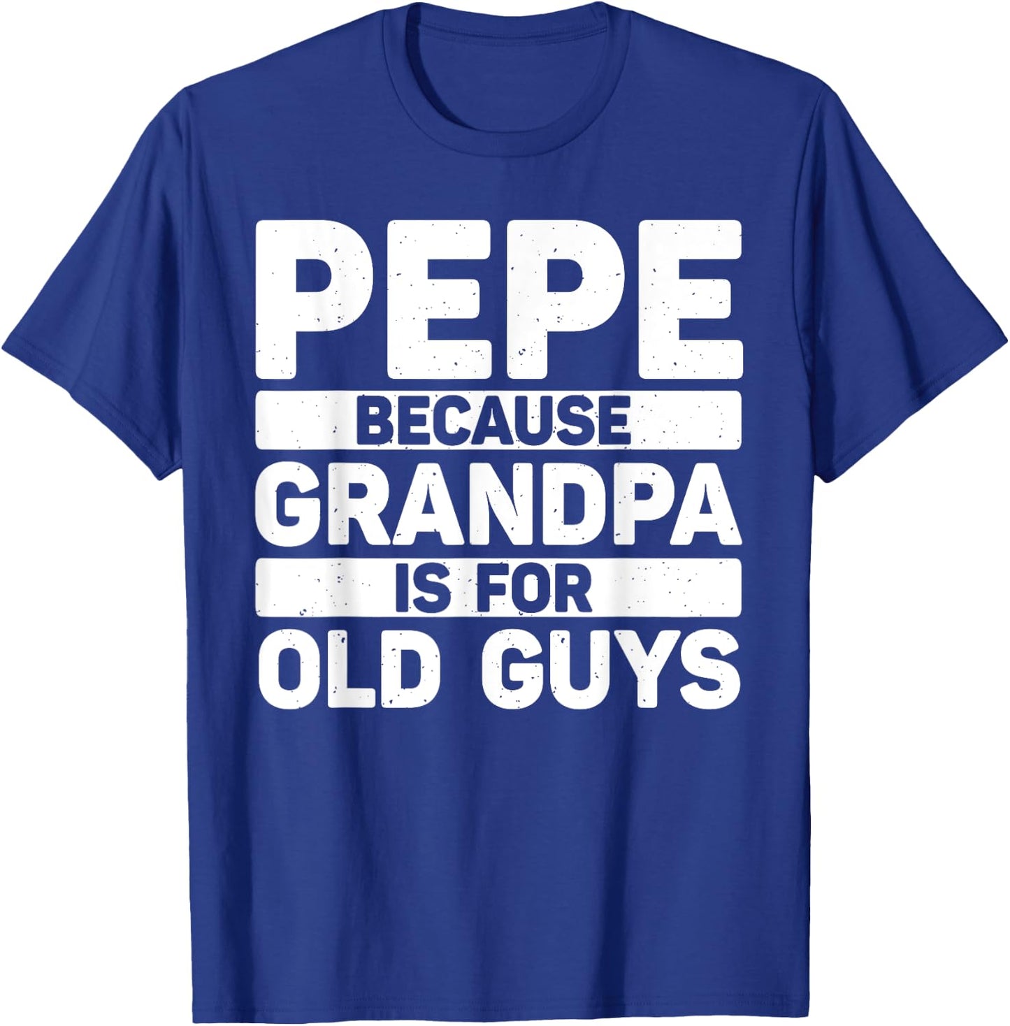 Pepe Design For Grandpa From Grandkids Father's Day Pepe T-Shirt - T-Shirt | Royal