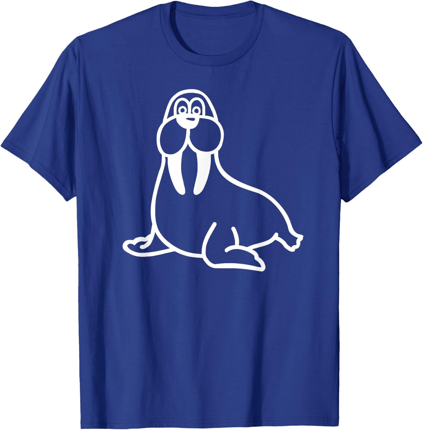 Cute comic walrus T-Shirt - T-Shirt | Royal