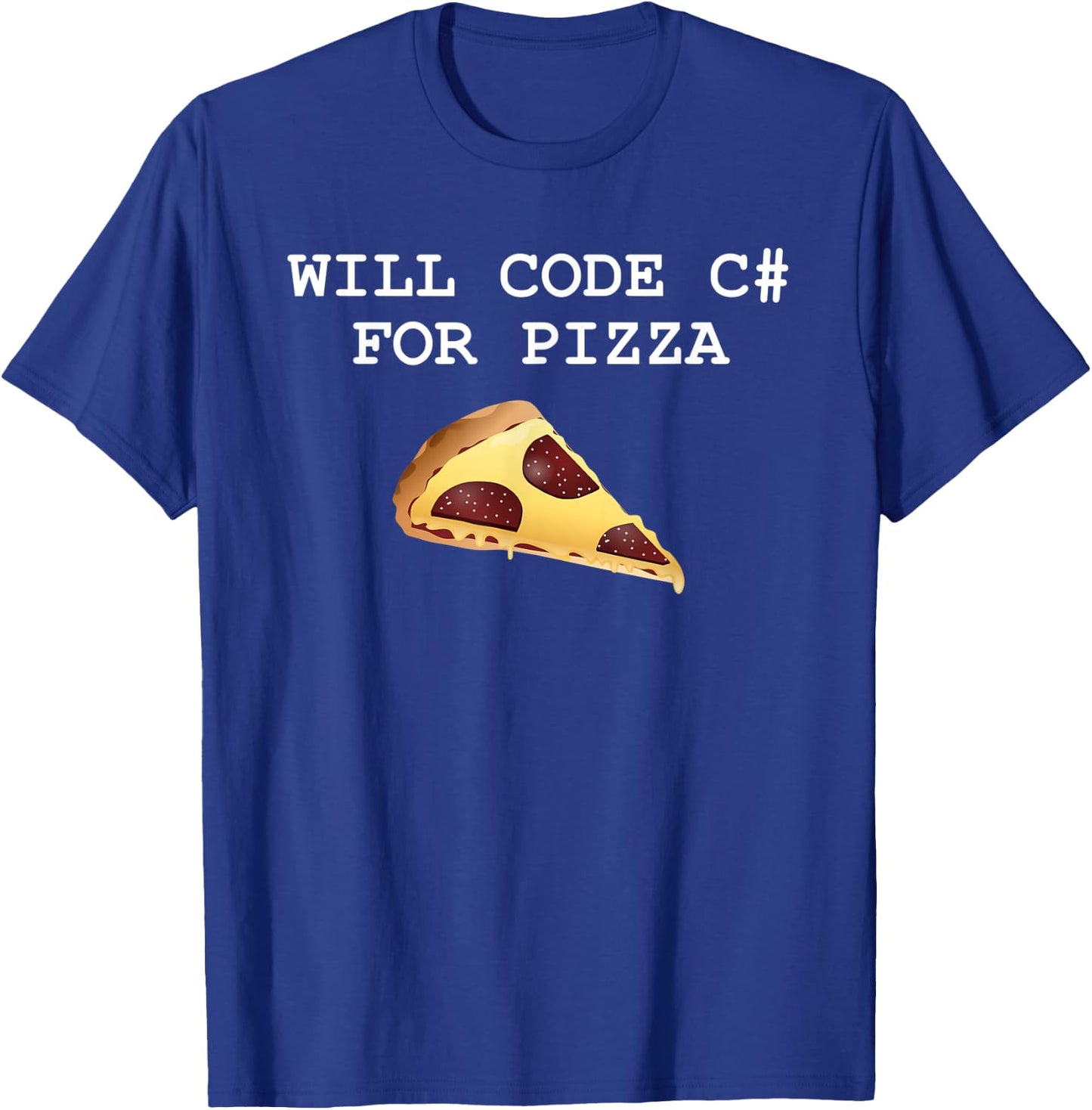 Funny C# Programming Joke Programmer C# Developer CS T-Shirt - T-Shirt | Royal