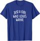 Just A Girl who Loves Wayne Shirt Cute Wayne T-Shirt - T-Shirt | Royal