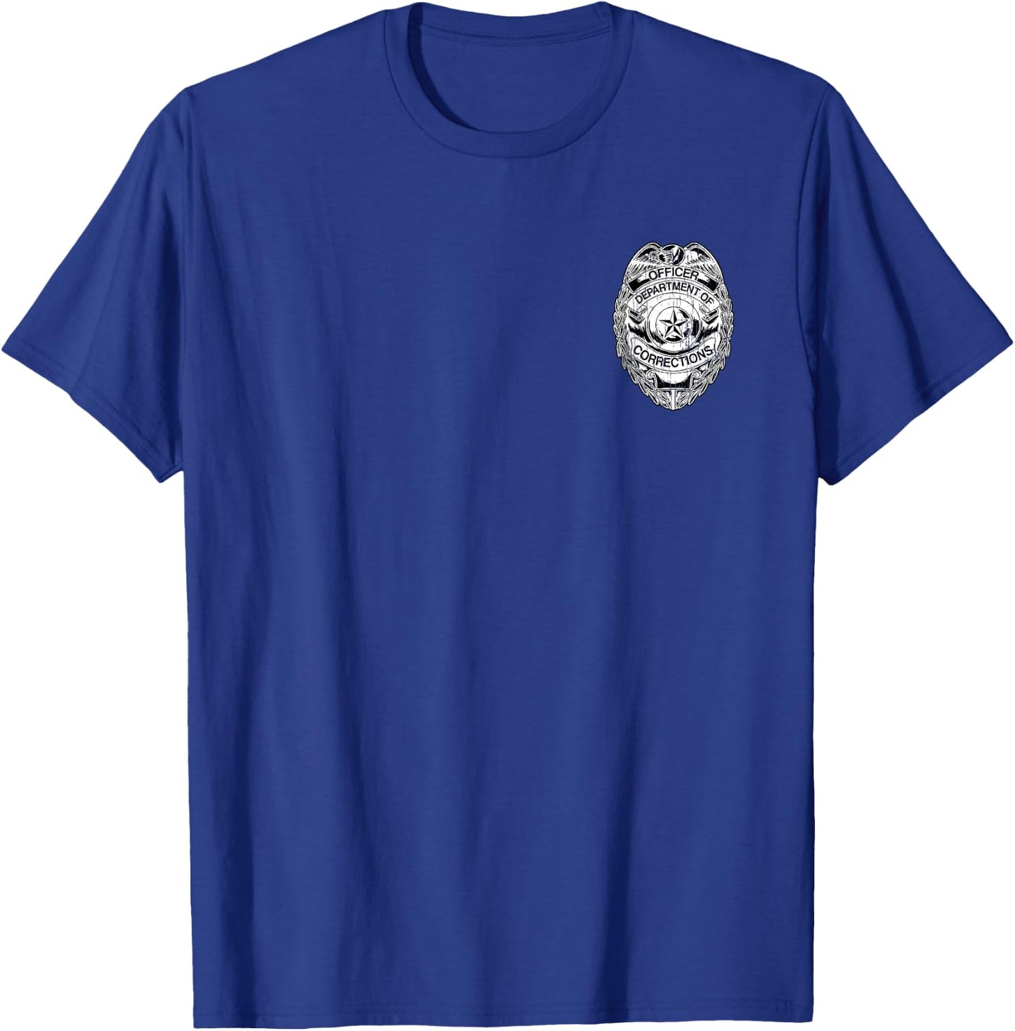 Corrections Officer Badge Shirt Department Of Gifts T-Shirt - T-Shirt | Royal