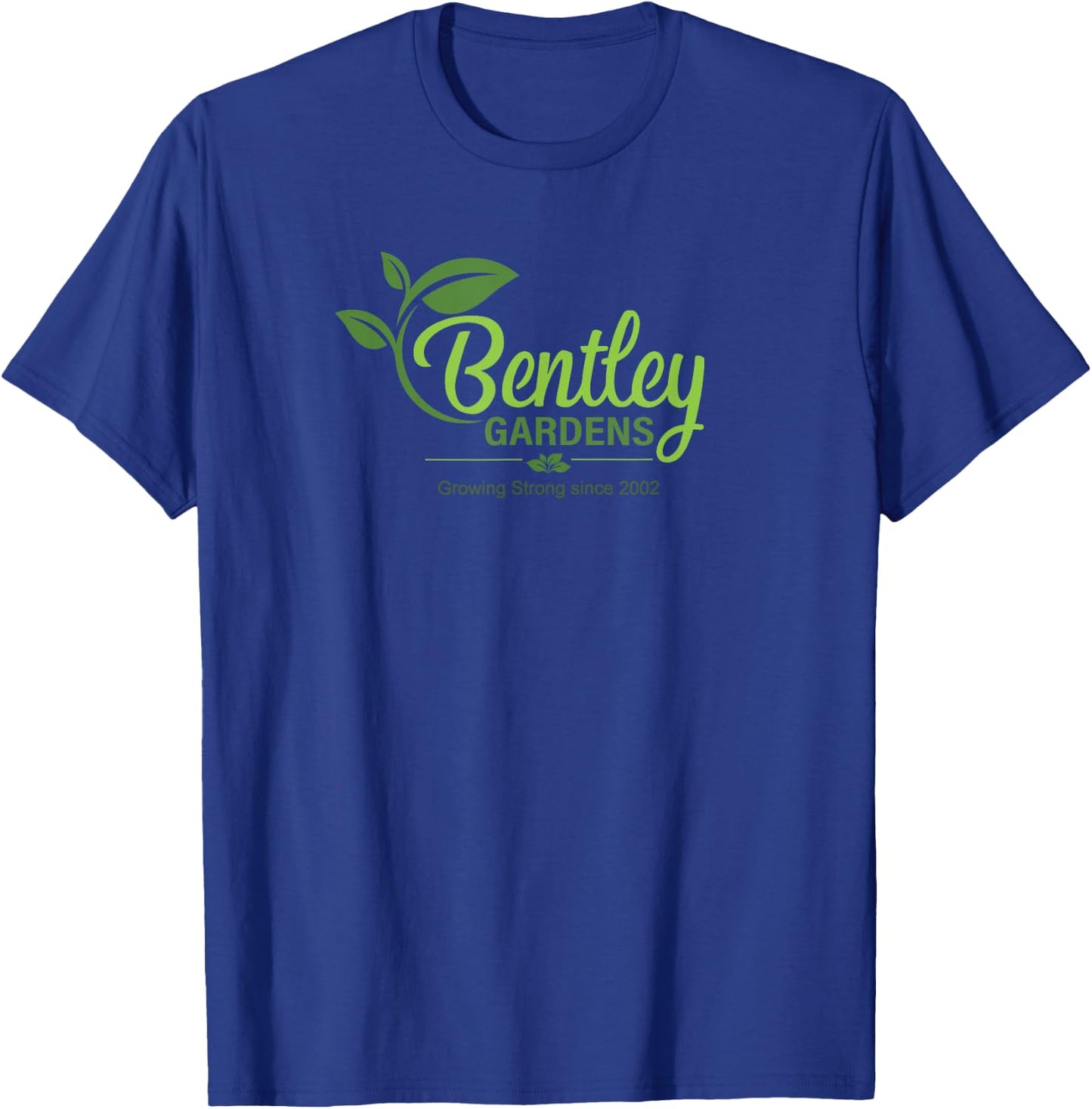 Growing Strong Since 2002 Garden Nursery Logo Design T-Shirt - T-Shirt | Royal
