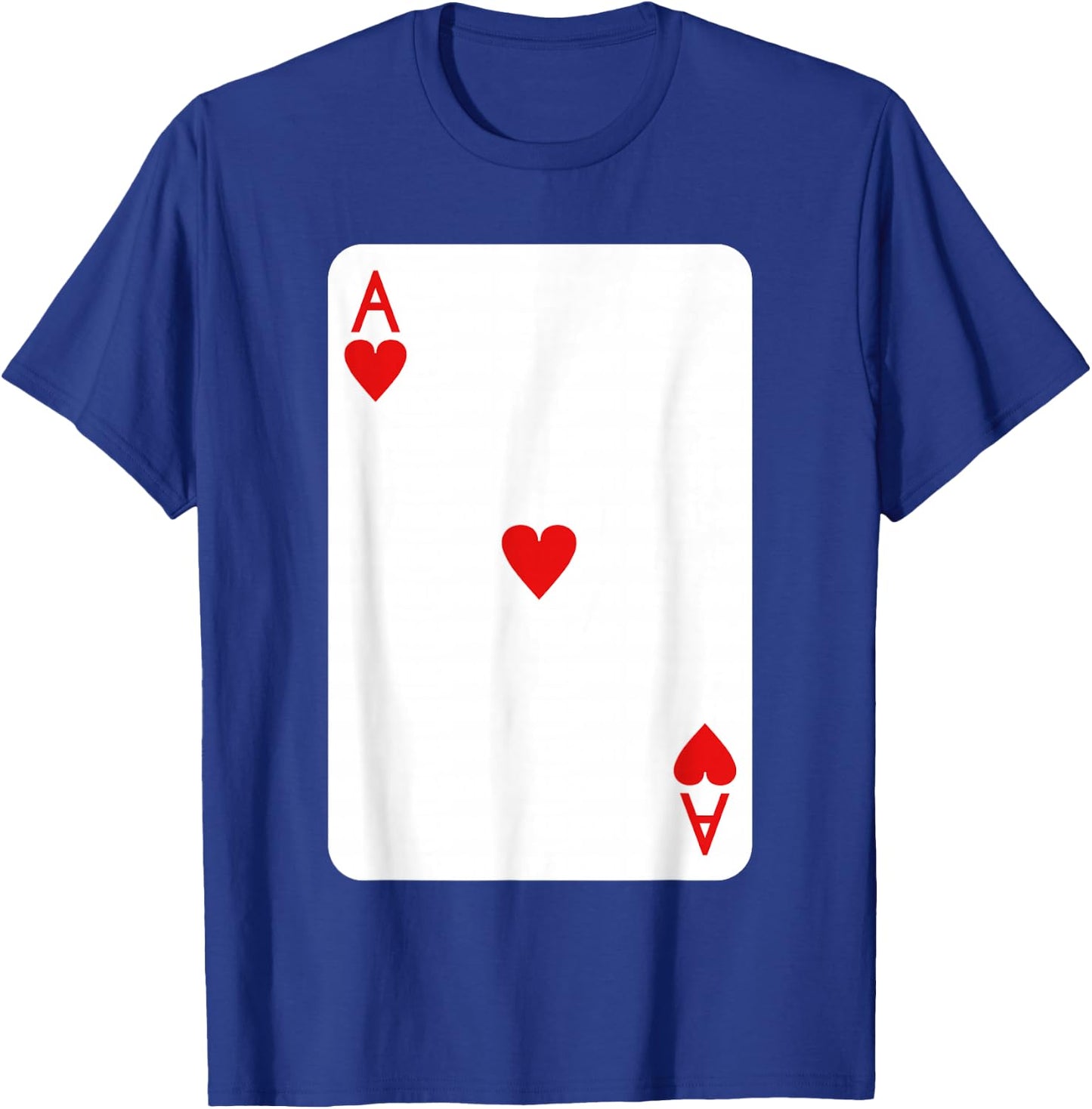 Ace of Hearts Playing Cards Halloween Costume Deck of Cards T-Shirt - T-Shirt | Royal