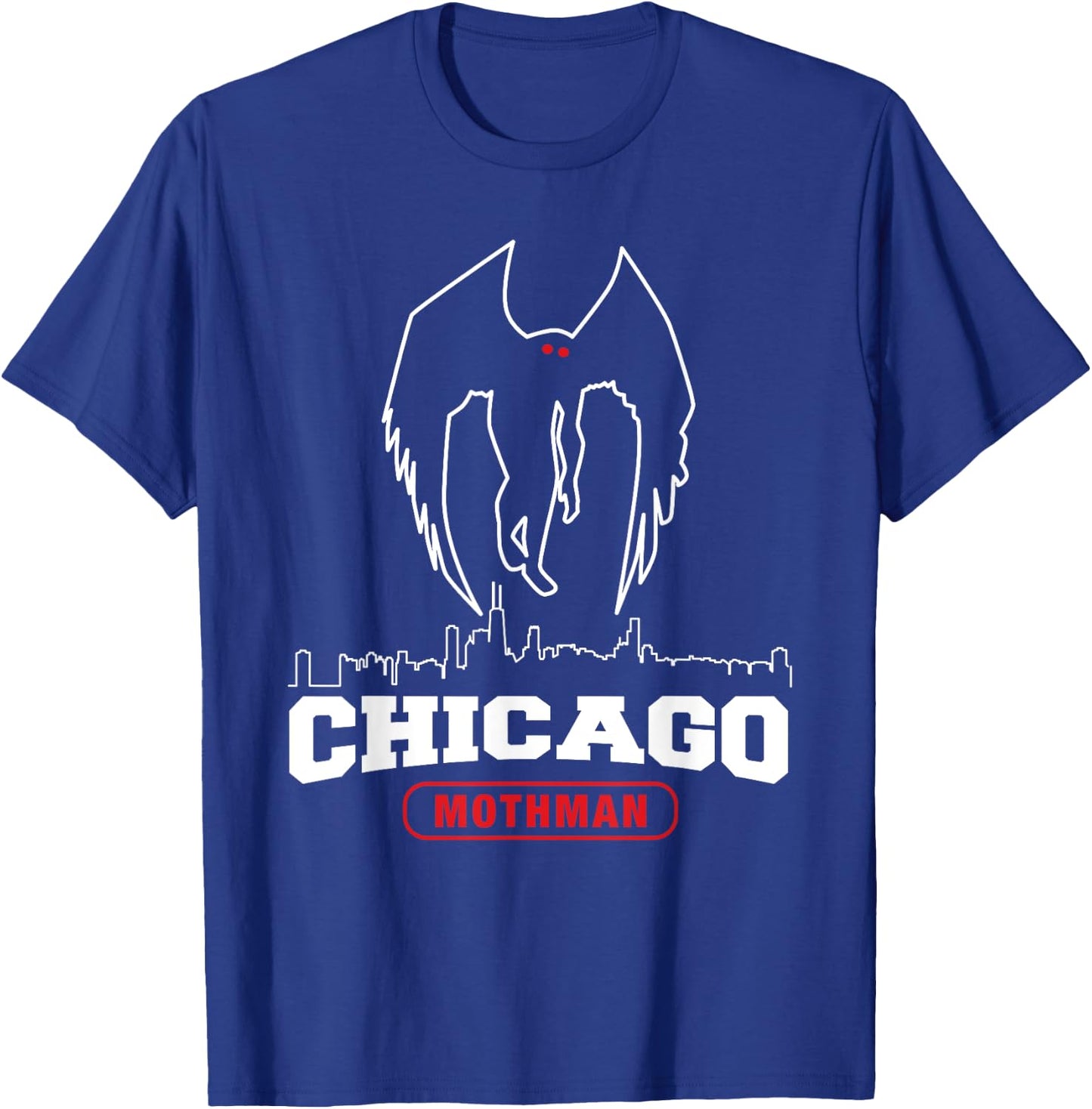 Mothman Shirt for Chicago Monster Fans T-Shirt - T-Shirt | Royal