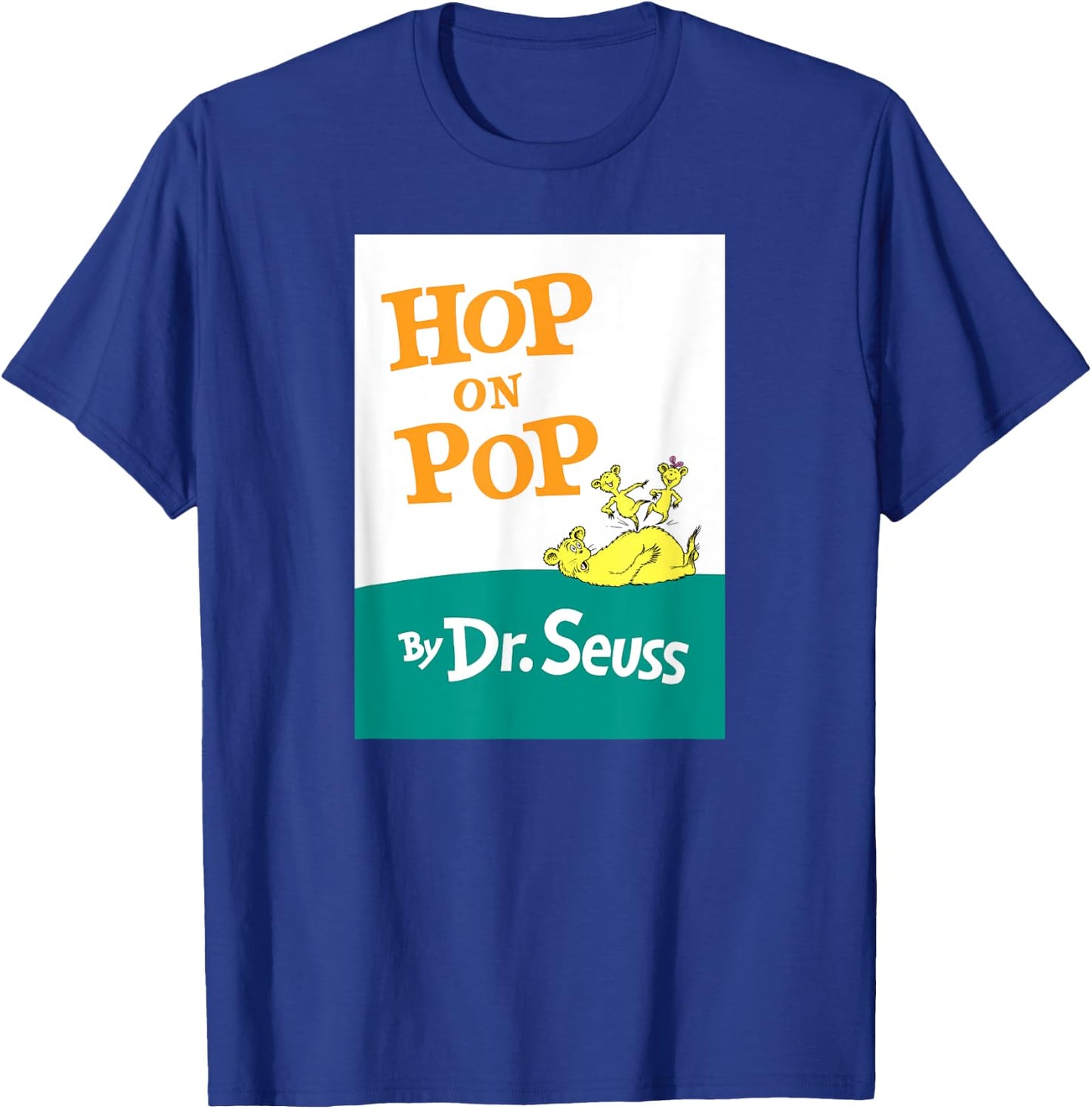 Dr. Seuss Hop On Pop Book Cover T-Shirt - T-Shirt | Royal