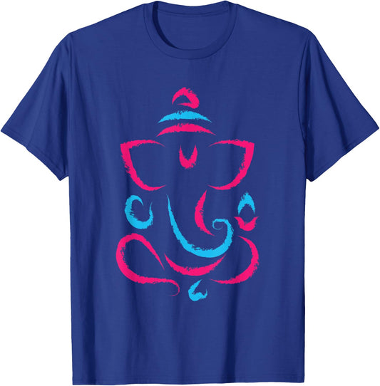 Yoga Hindu Indian Meditation Deepavali Diwali Rangoli Ganesh T-Shirt - T-Shirt | Royal