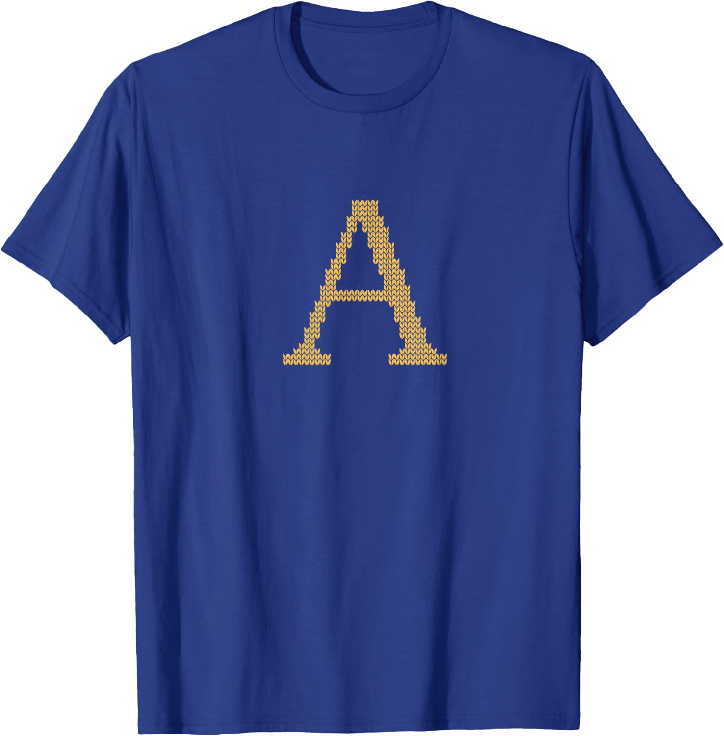 Weasley sweater Personalized Christmas sweater with Letter A T-Shirt - T-Shirt | Royal