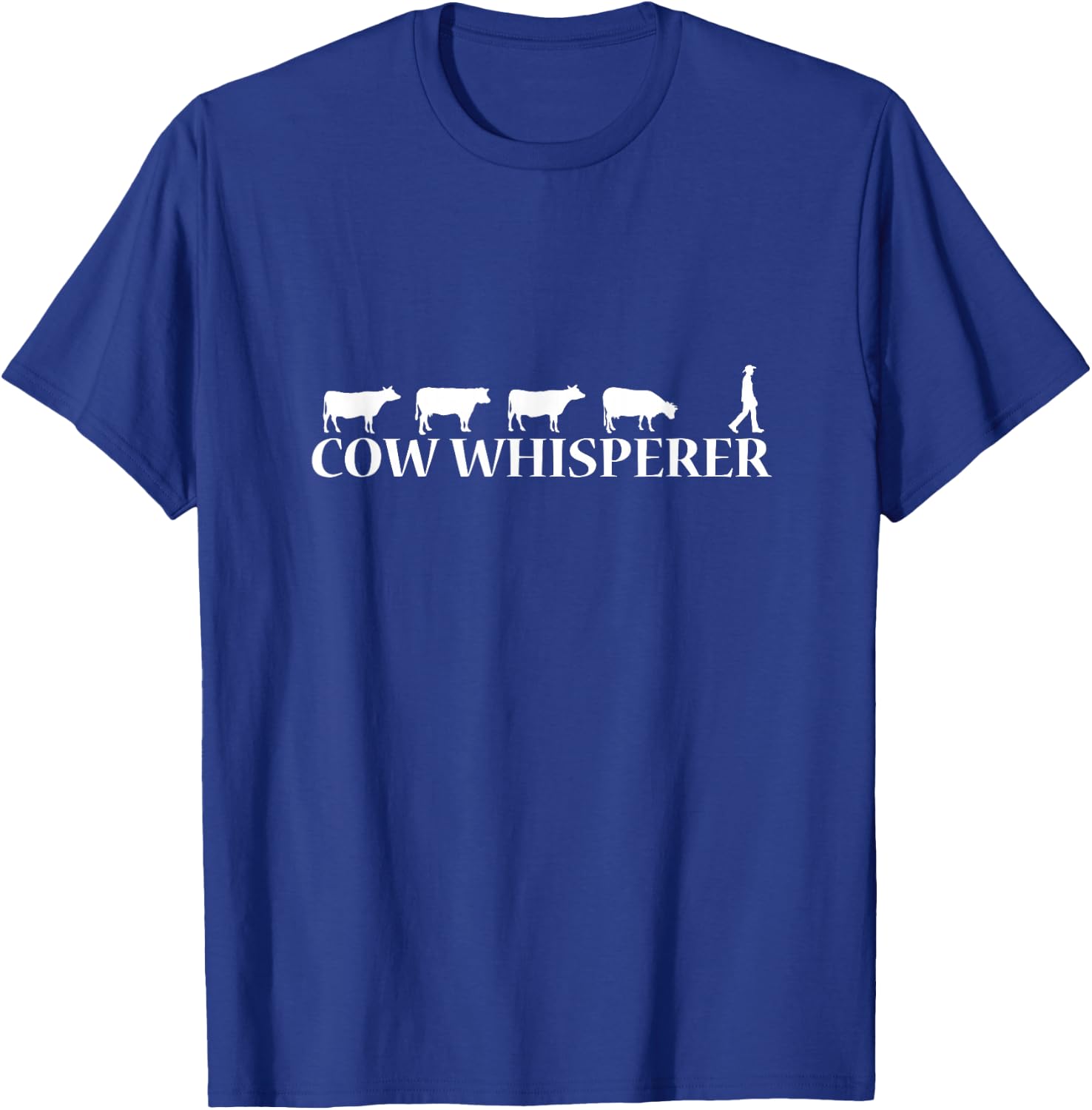 Cow whisperer farmer T-Shirt - T-Shirt | Royal