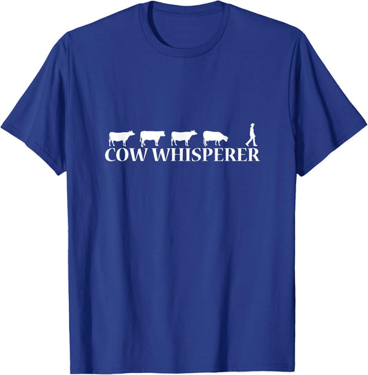 Cow whisperer farmer T-Shirt - T-Shirt | Royal