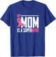 My Mom Is My Superhero Breast Cancer Gift Amazing Mom T-Shirt - T-Shirt | Royal