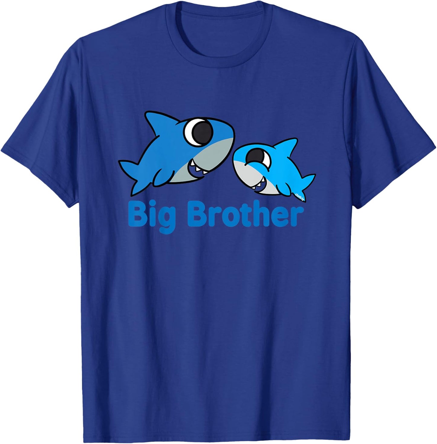Kids Big Brother Funny Shark for Brothers T-Shirt - T-Shirt | Royal