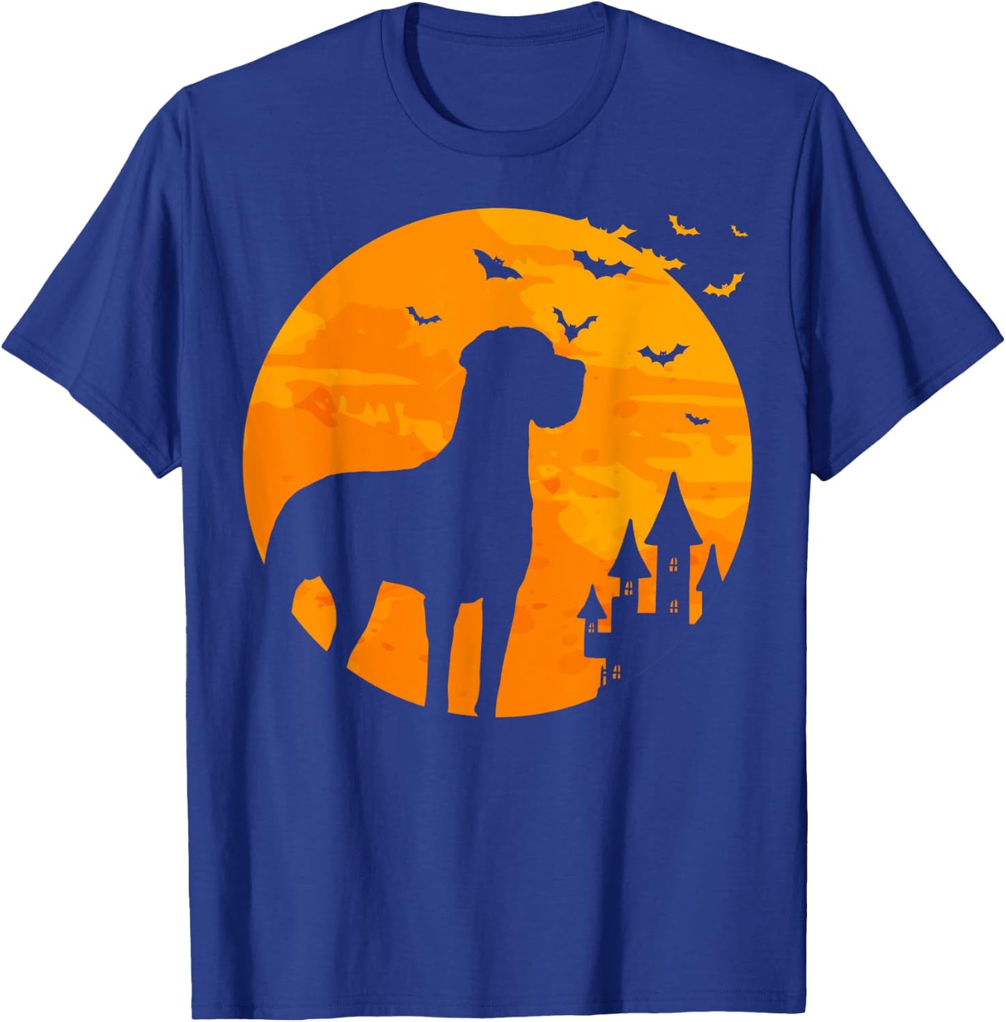 Great Dane Scary Halloween T Shirt T-Shirt - T-Shirt | Royal