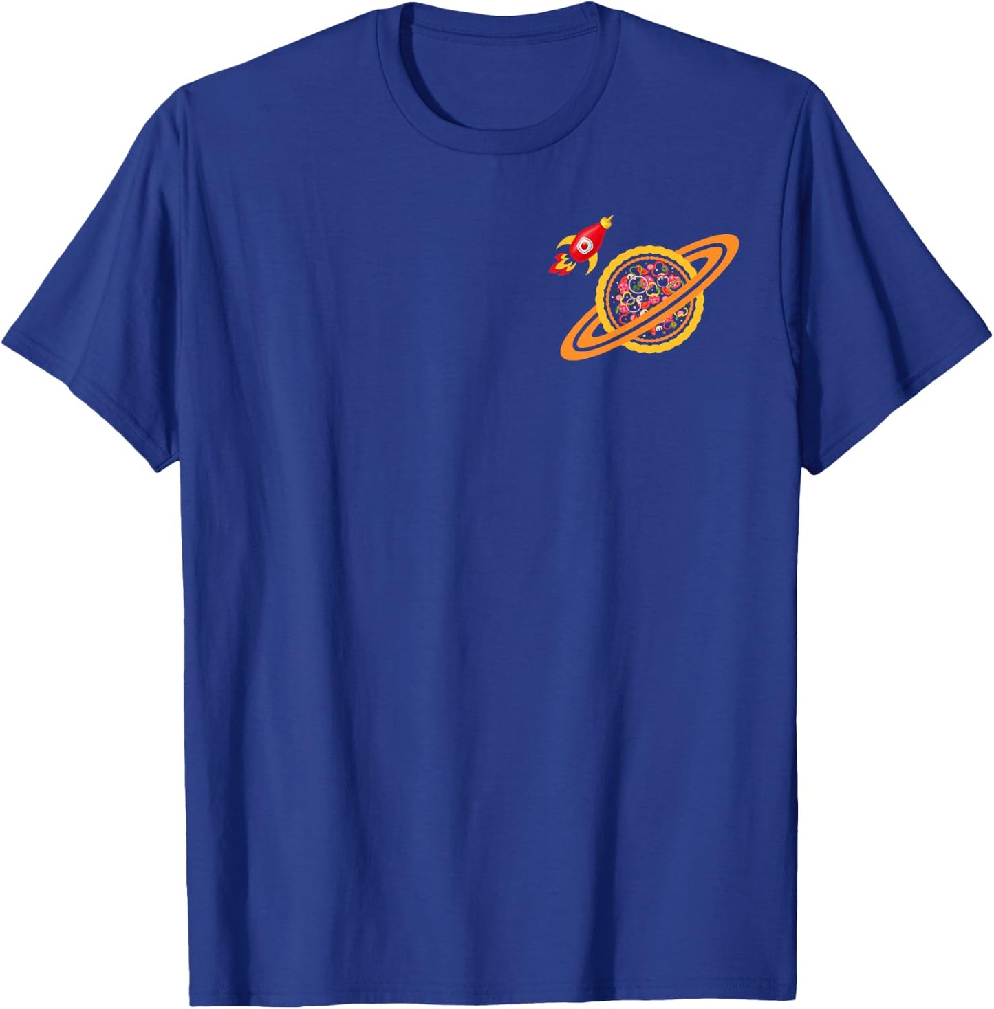 Pizza Planet with Ketchup Rocket T-Shirt - T-Shirt | Royal