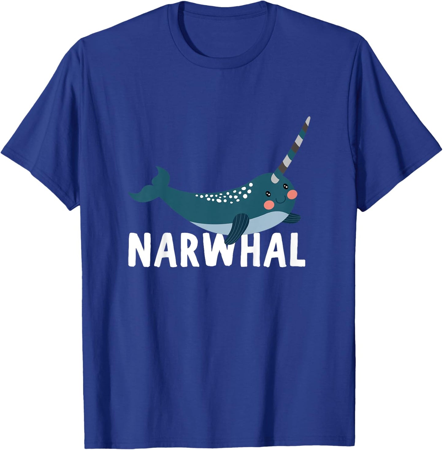 Narwhal Shirt For Boys Or Girls | Cute Narwhal Gift T-Shirt - T-Shirt | Royal
