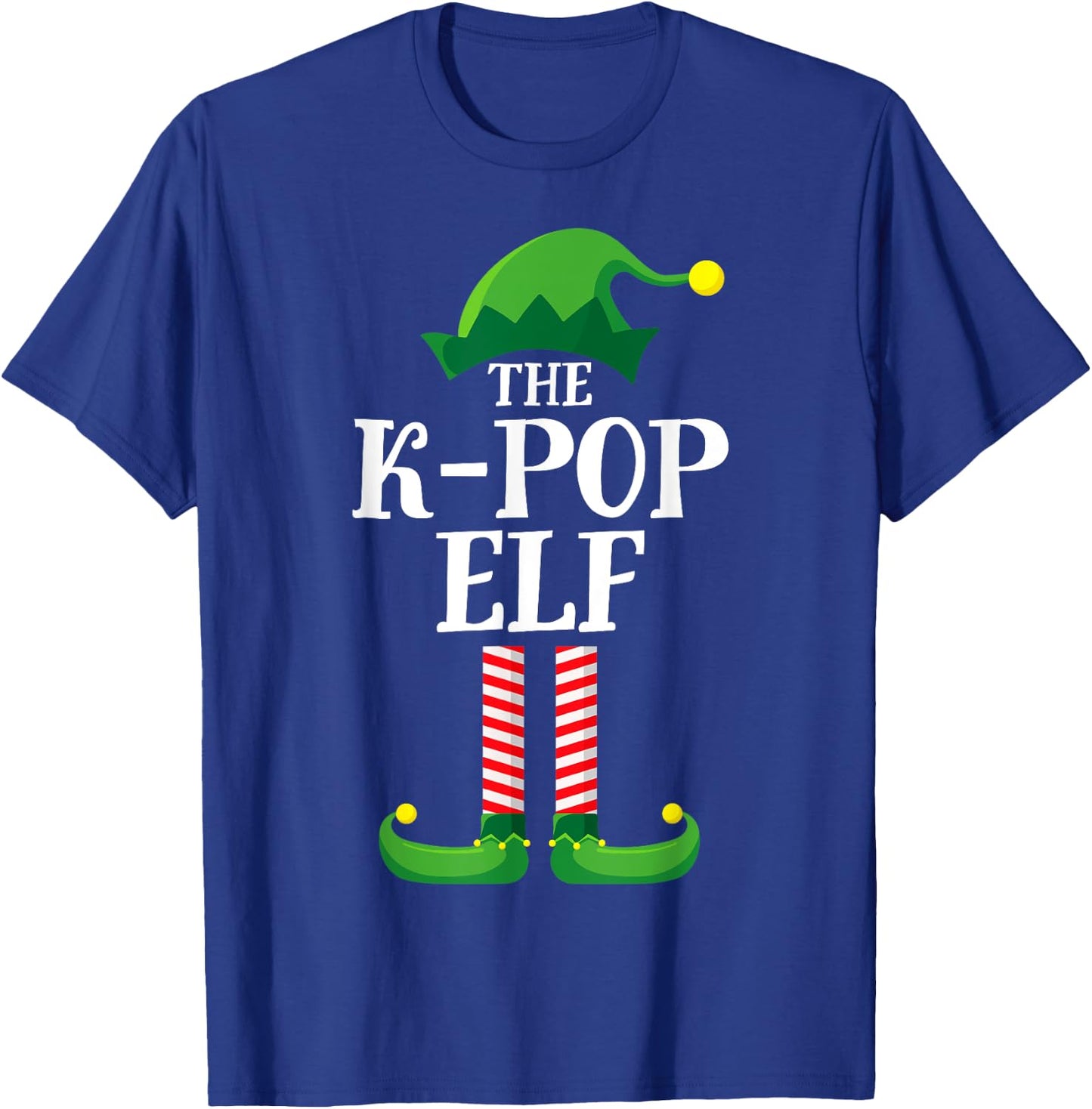 K-Pop Elf Matching Family Group Christmas Party Pyjamas T-Shirt - T-Shirt | Royal