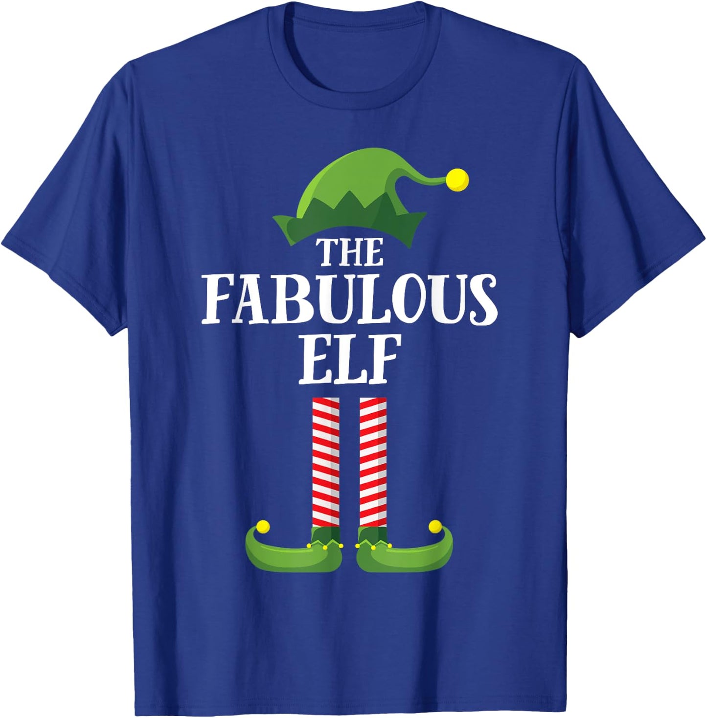 Fabulous Elf Matching Family Group Christmas Party Pyjamas T-Shirt - T-Shirt | Royal