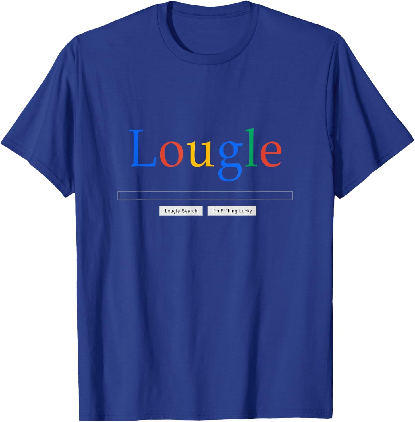 Lougle Search Funny Novelty Movie Parody T-Shirt - T-Shirt | Royal