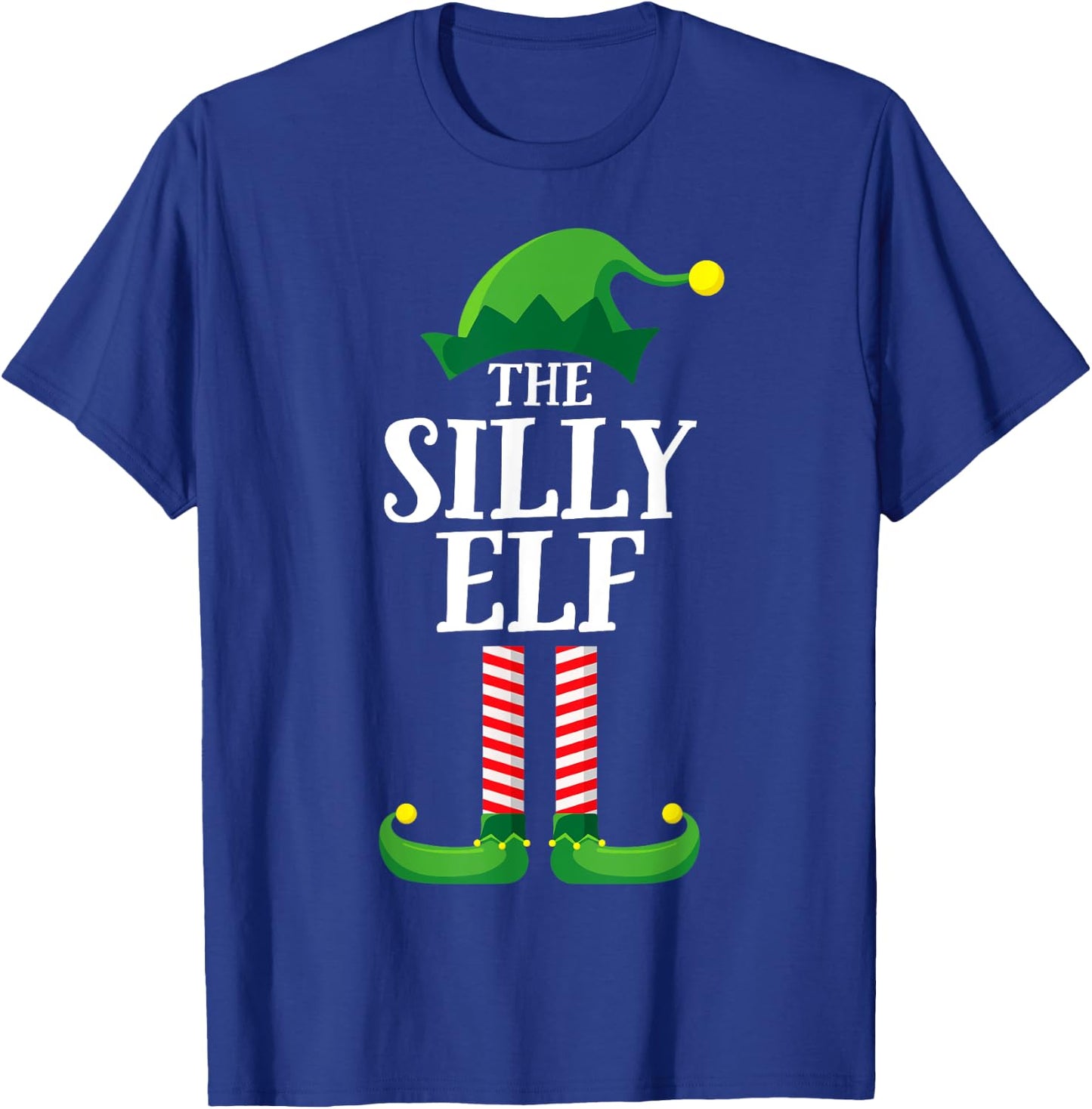Silly Elf Matching Family Group Christmas Party Pyjamas T-Shirt - T-Shirt | Royal