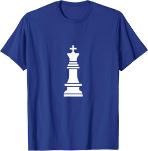 King Chess Piece T-Shirt - T-Shirt | Royal
