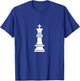 King Chess Piece T-Shirt - T-Shirt | Royal