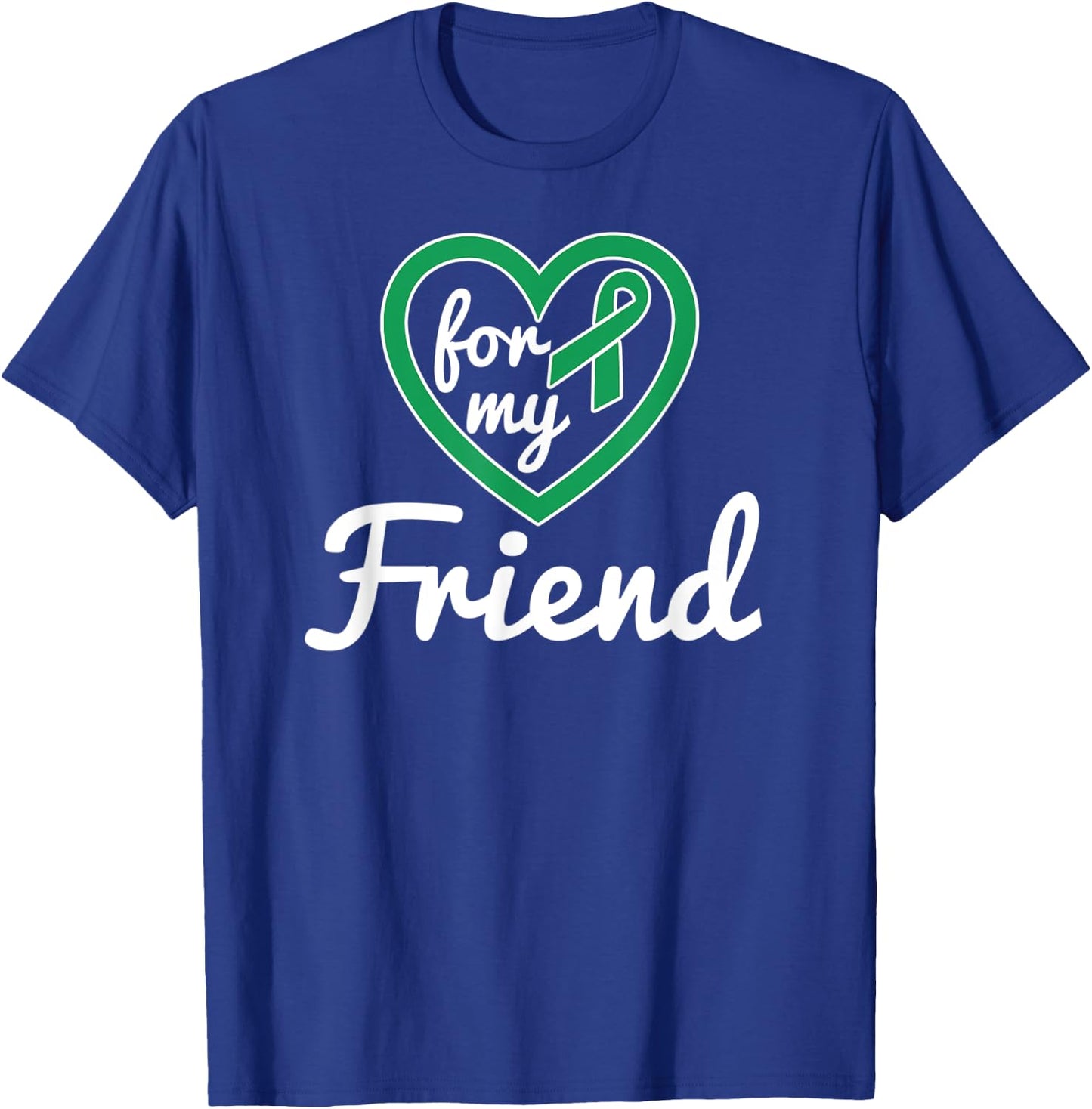 Liver Cancer Shirts for Friend Ribbon Awareness Products T-Shirt - T-Shirt | Royal