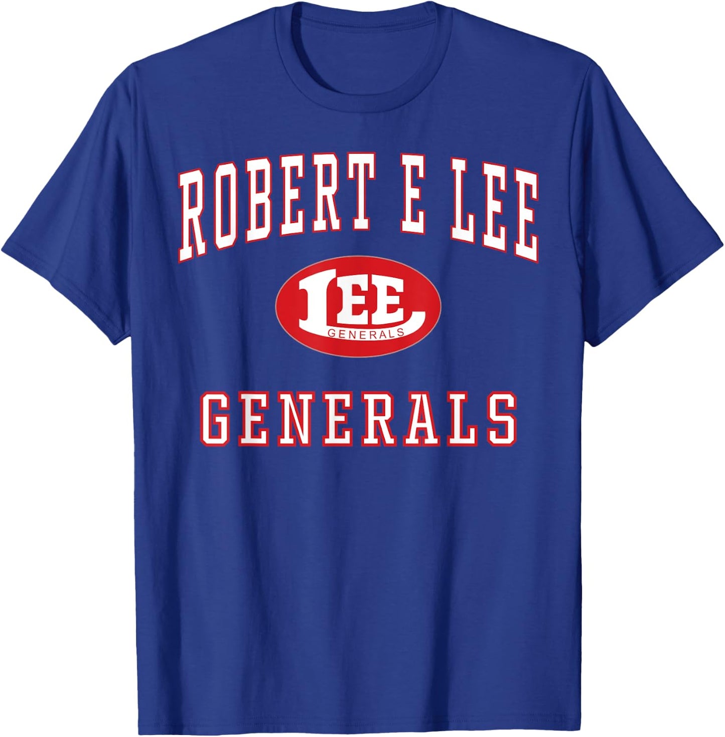Robert E Lee High School Generals C1 T-Shirt - T-Shirt | Royal
