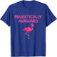 Majestically Awkward Flamingo Lover T-Shirt - T-Shirt | Royal