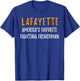 Lafayette Shirt Hamilton America Favorite Fighting Frenchman T-Shirt - T-Shirt | Royal