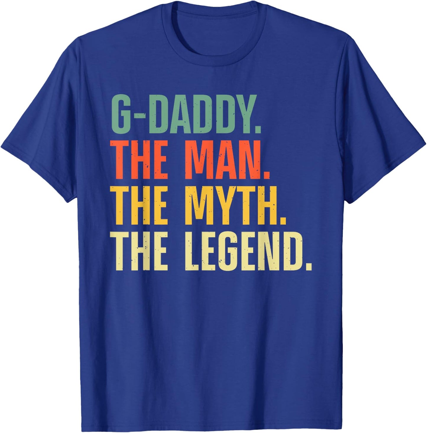 G-Daddy Art For Grandpa Grandfather From Grandkids G-Daddy T-Shirt - T-Shirt | Royal