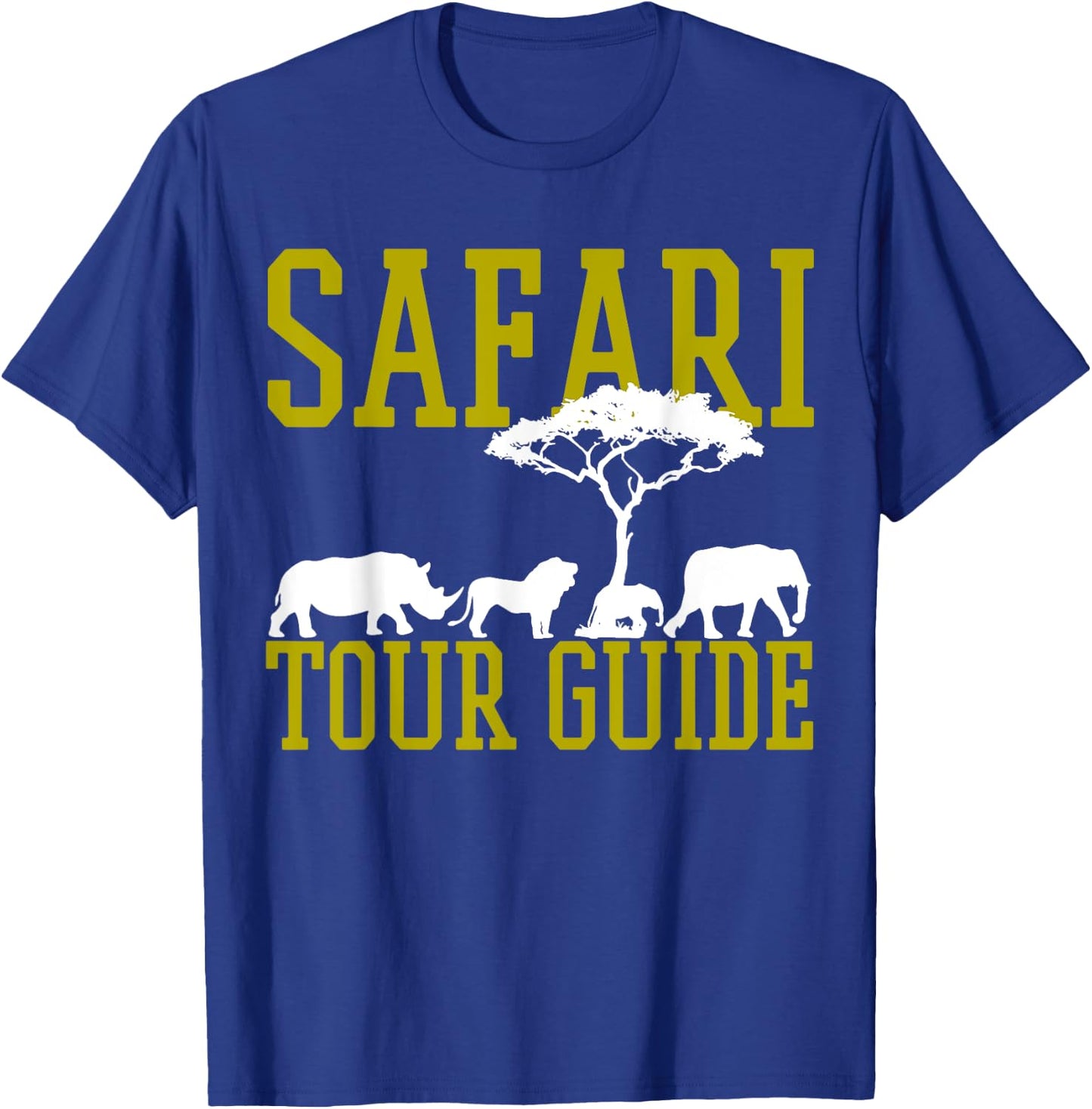 Safari Tour Guide Africa T-Shirt - T-Shirt | Royal