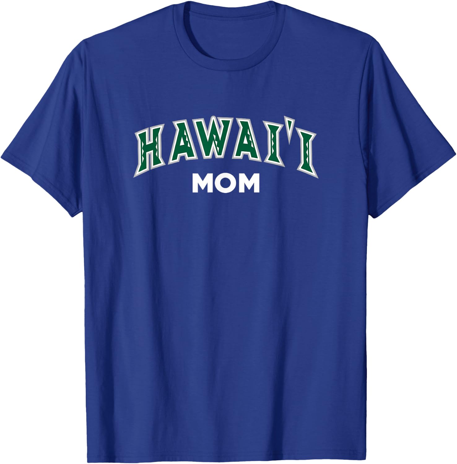 University of Hawaii Rainbow Warriors Mom T-Shirt - T-Shirt | Royal