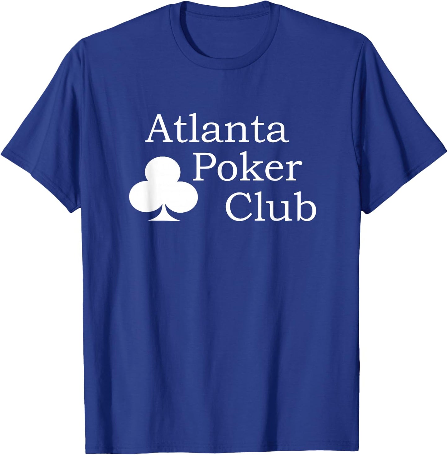 Atlanta Poker Club Classic Big White Logo T-Shirt - T-Shirt | Royal