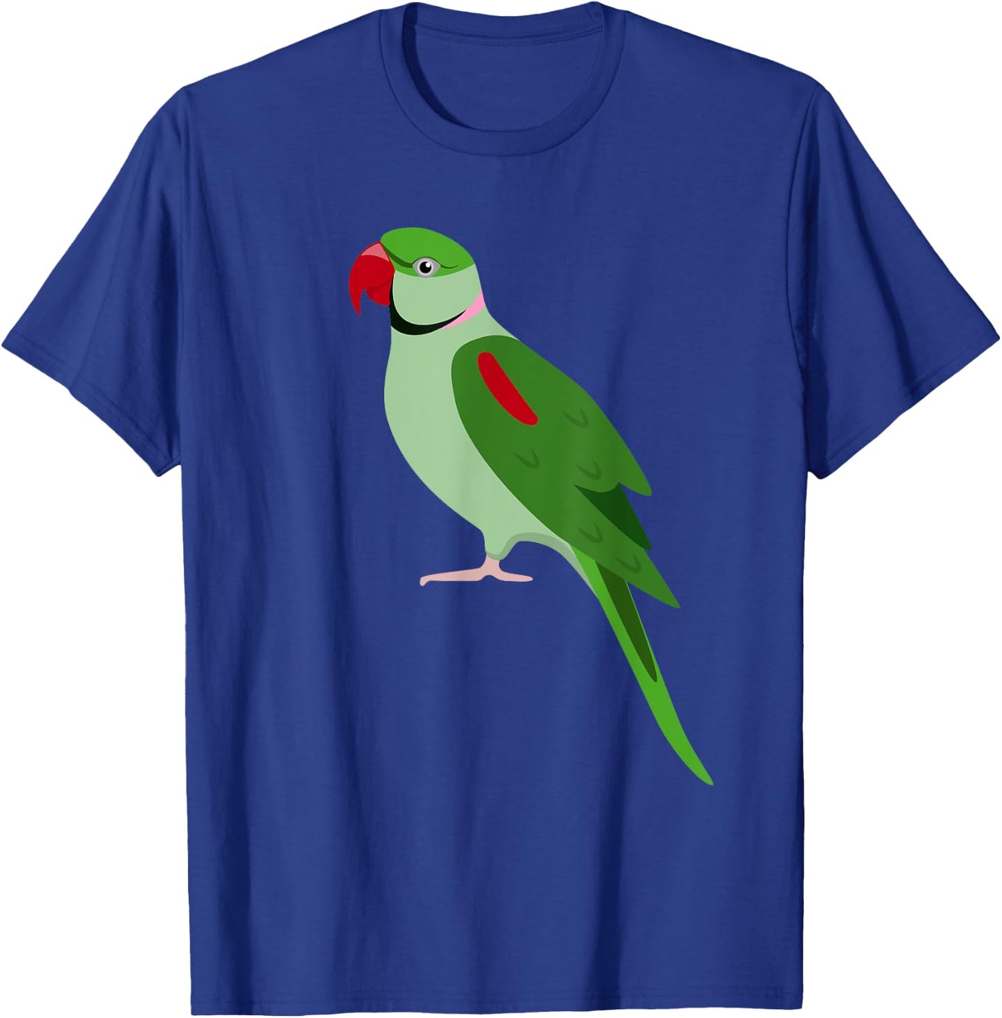 Alexandrine Parakeet Parrot Bird Men Women Boys Or Girls T-Shirt - T-Shirt | Royal
