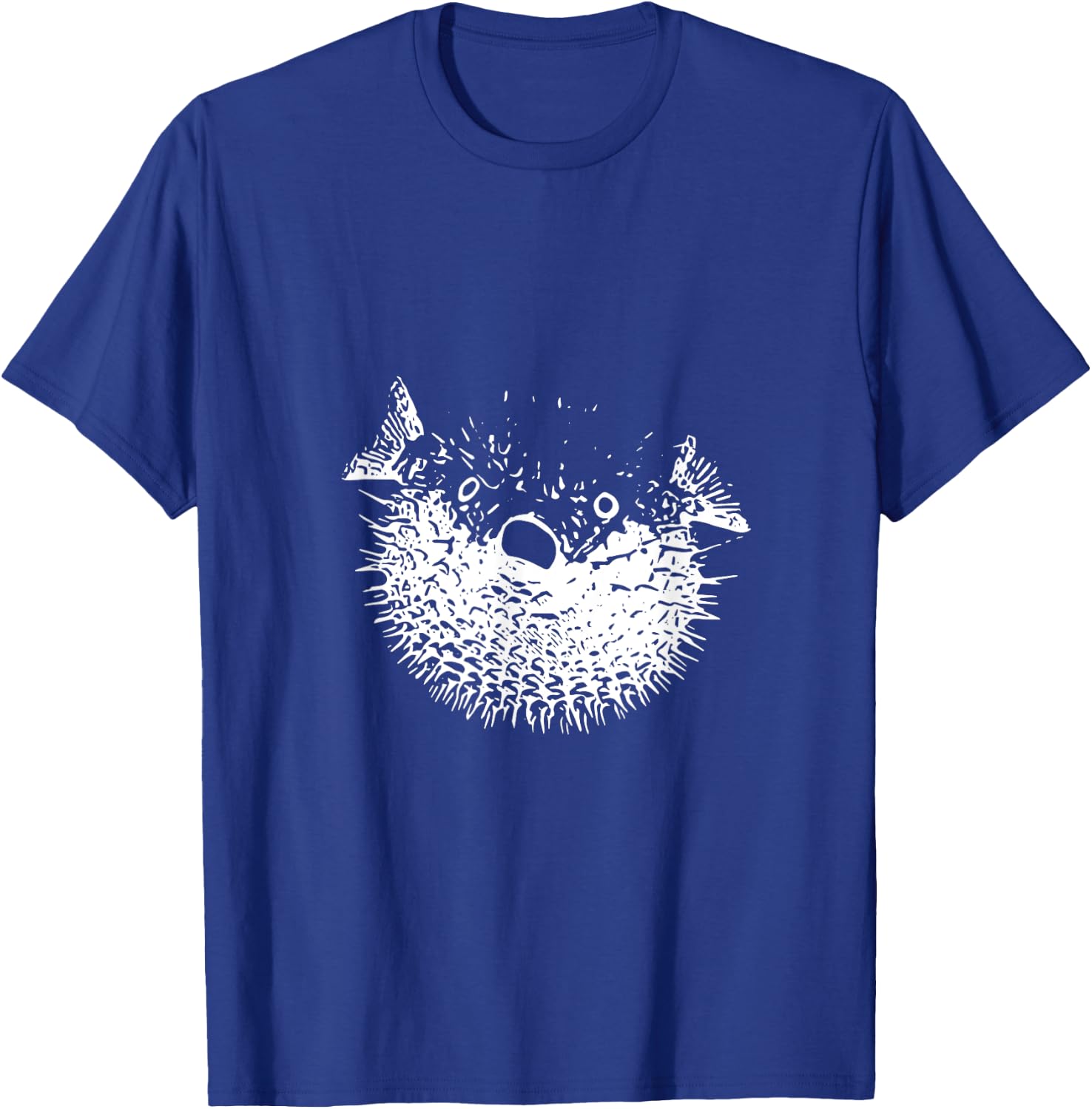 Simple Blowfish Shirt - Funny Blowfish Animal T-Shirt - T-Shirt | Royal