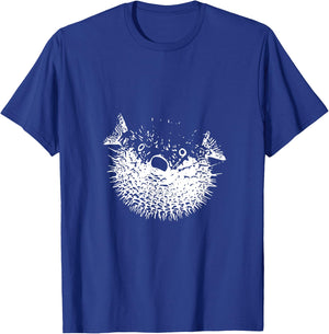 Simple Blowfish Shirt - Funny Blowfish Animal T-Shirt - T-Shirt | Royal