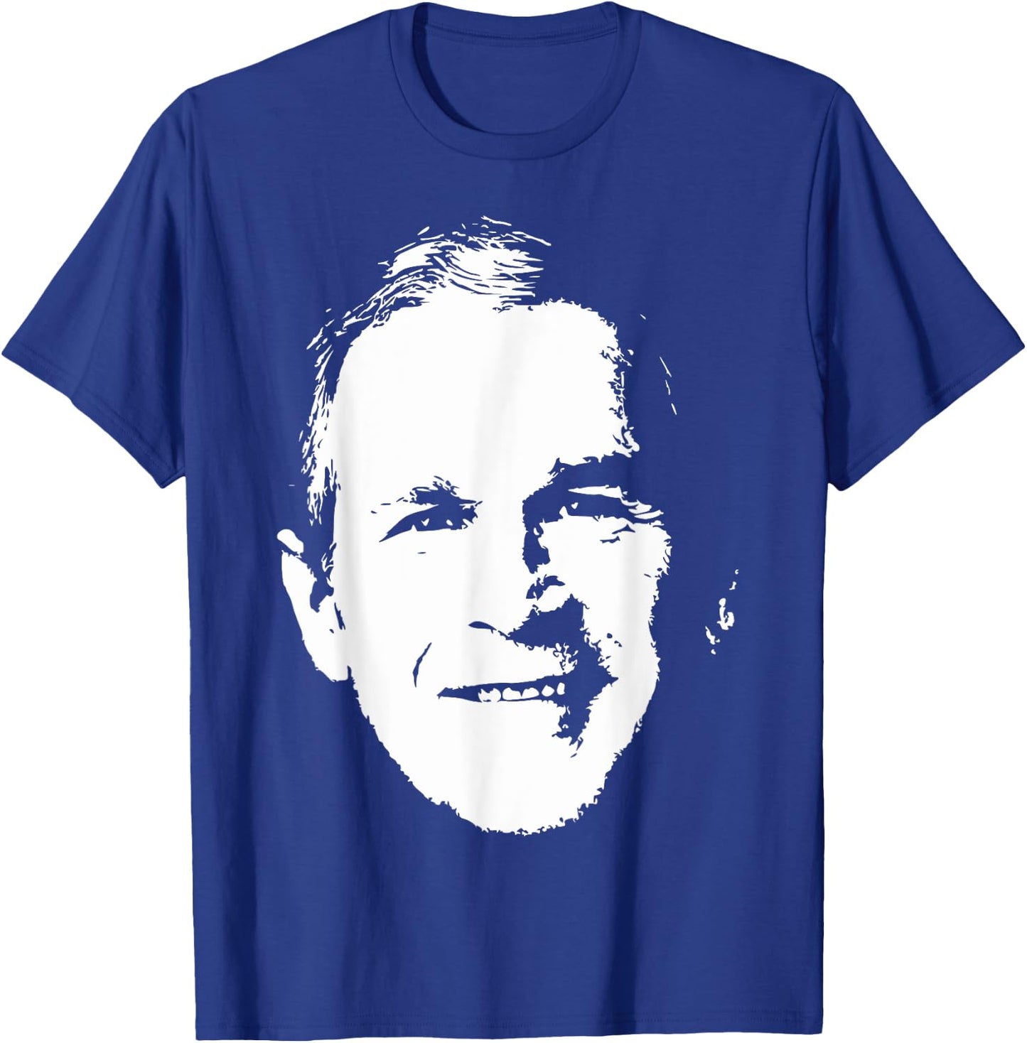 George W. Bush Minimalistic Pop Art T-Shirt - T-Shirt | Royal