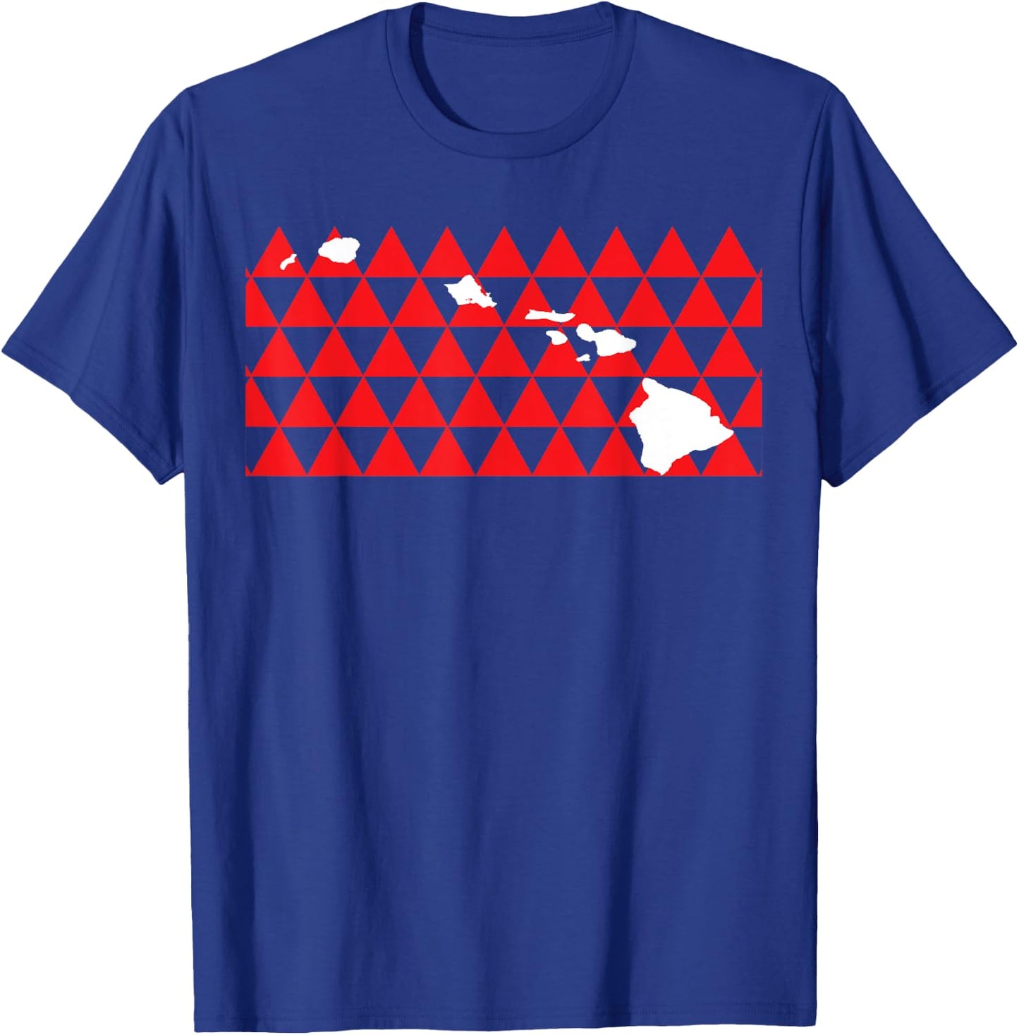 Hawaiian Islands Tribal Shark T Shirt, Hi Hawaii Shirt T-Shirt - T-Shirt | Royal