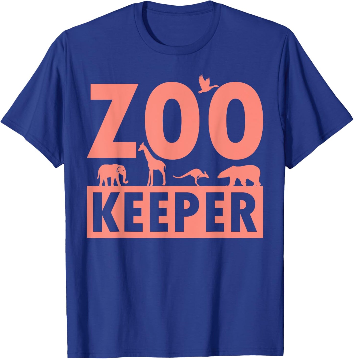 Zoo Keeper for Zoo Workers, Animal Lovers, Staff T-Shirt - T-Shirt | Royal