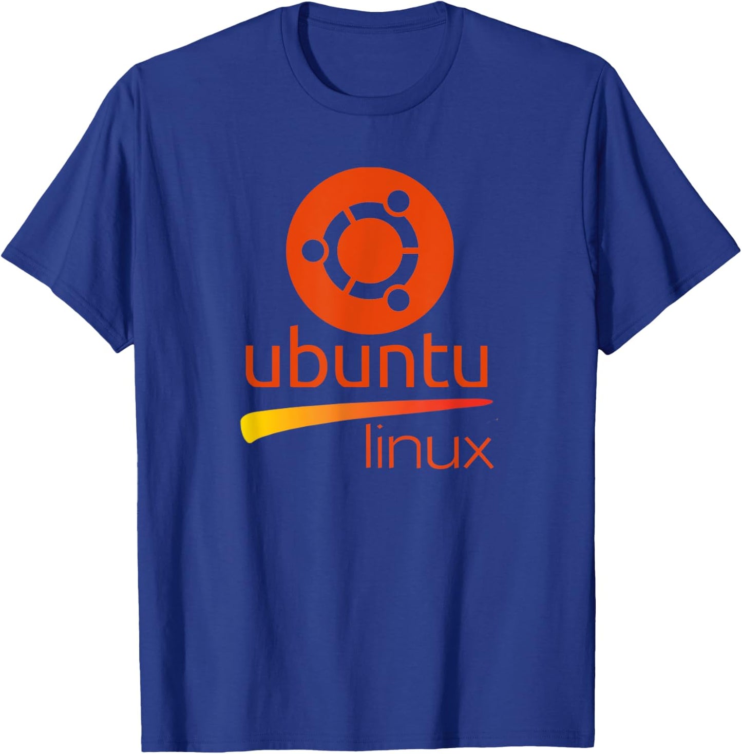 Ubuntu Linux lover with tagline and Logo Open Source Os T-Shirt - T-Shirt | Royal