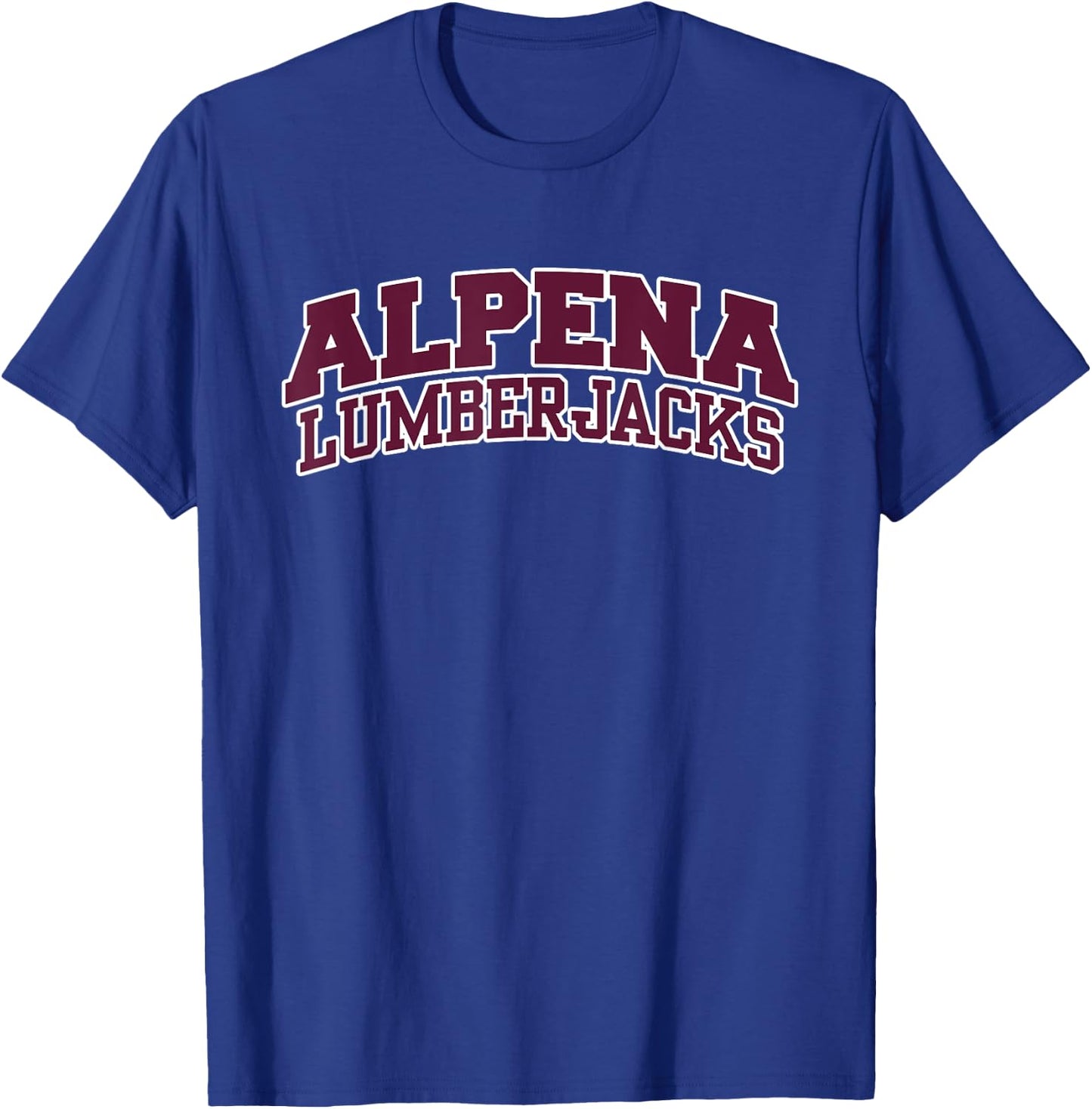 Alpena Community College Lumberjacks Apparel Sports Fan T-Shirt - T-Shirt | Royal