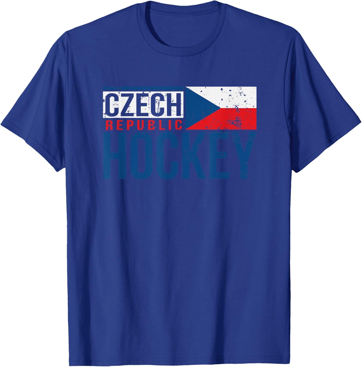 Czech Republic Czechia Hockey International Ice Supporter T-Shirt - T-Shirt | Royal