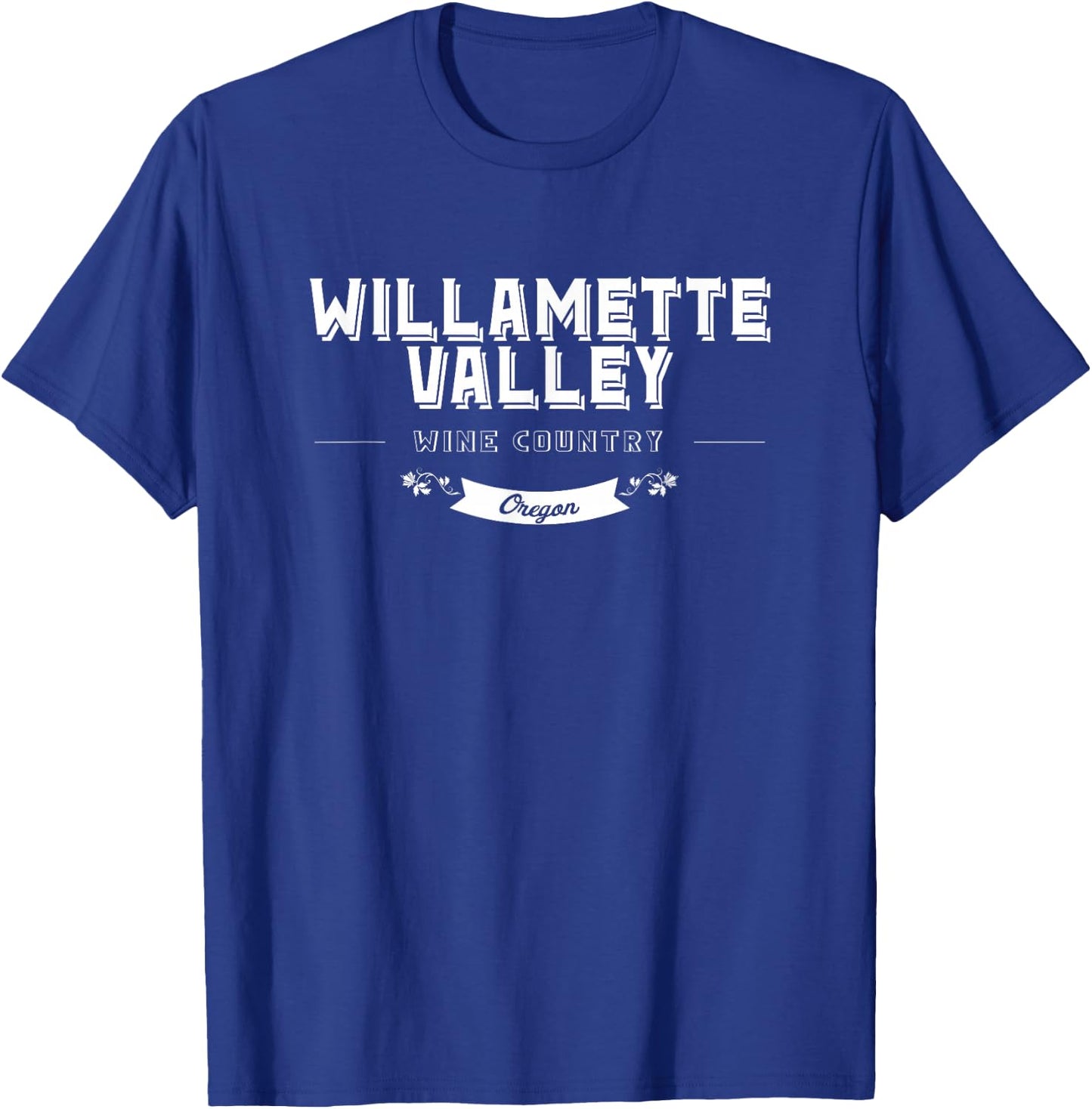 Willamette Valley Wine Country Oregon T-Shirt - T-Shirt | Royal