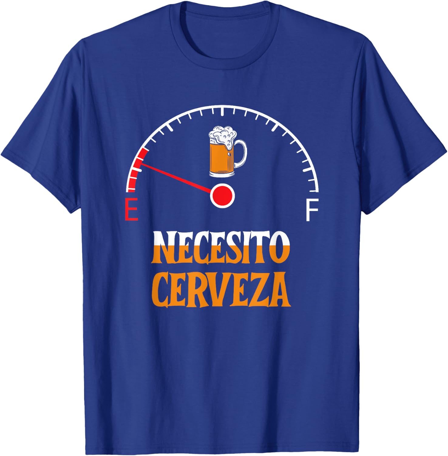 Necesito Cerveza I need beer in Spanish T-Shirt - T-Shirt | Royal