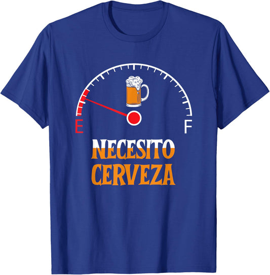 Necesito Cerveza I need beer in Spanish T-Shirt - T-Shirt | Royal