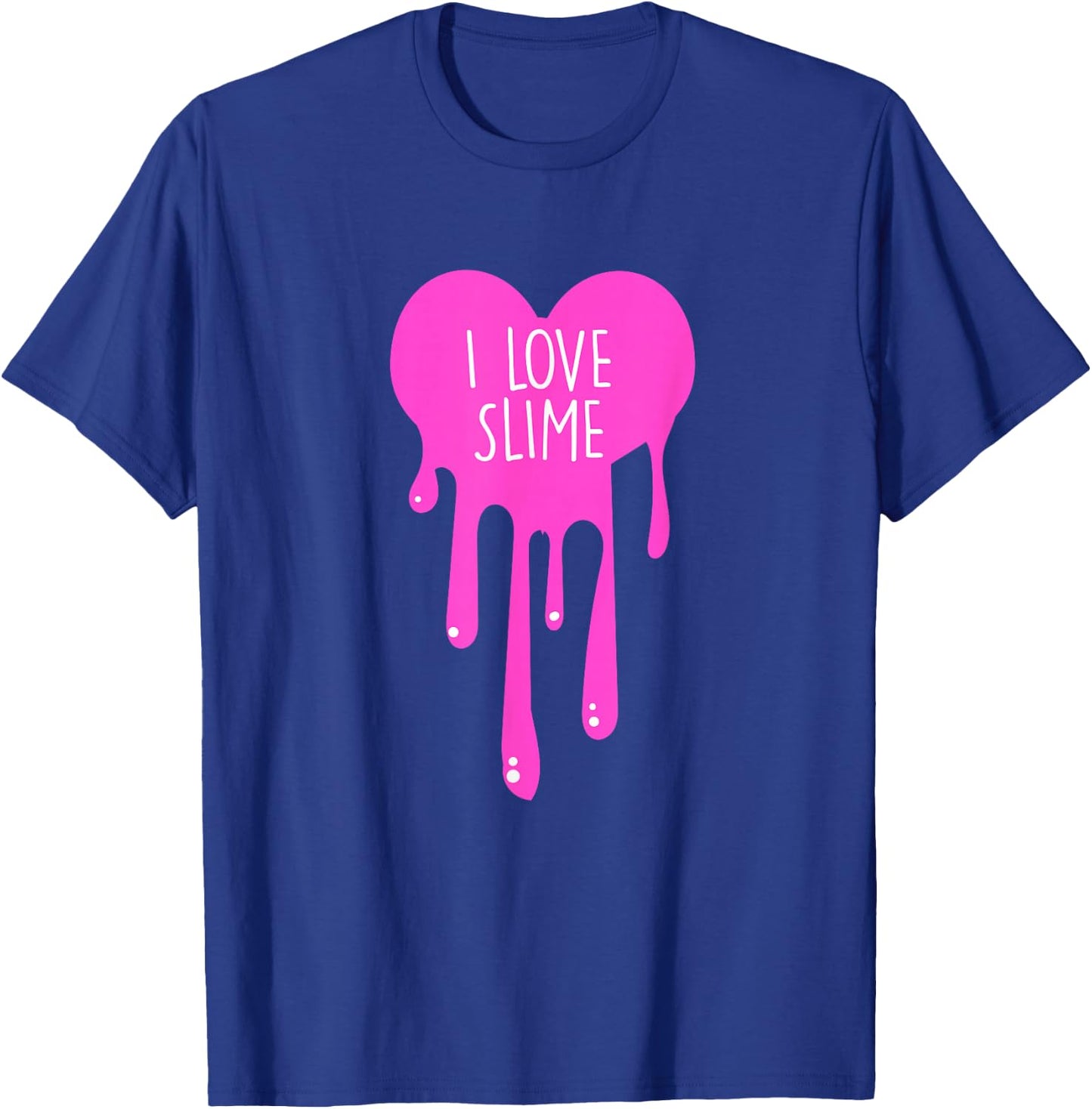 I love Slime DIY Slime Lovers Heart for Slime Queens T-Shirt - T-Shirt | Royal