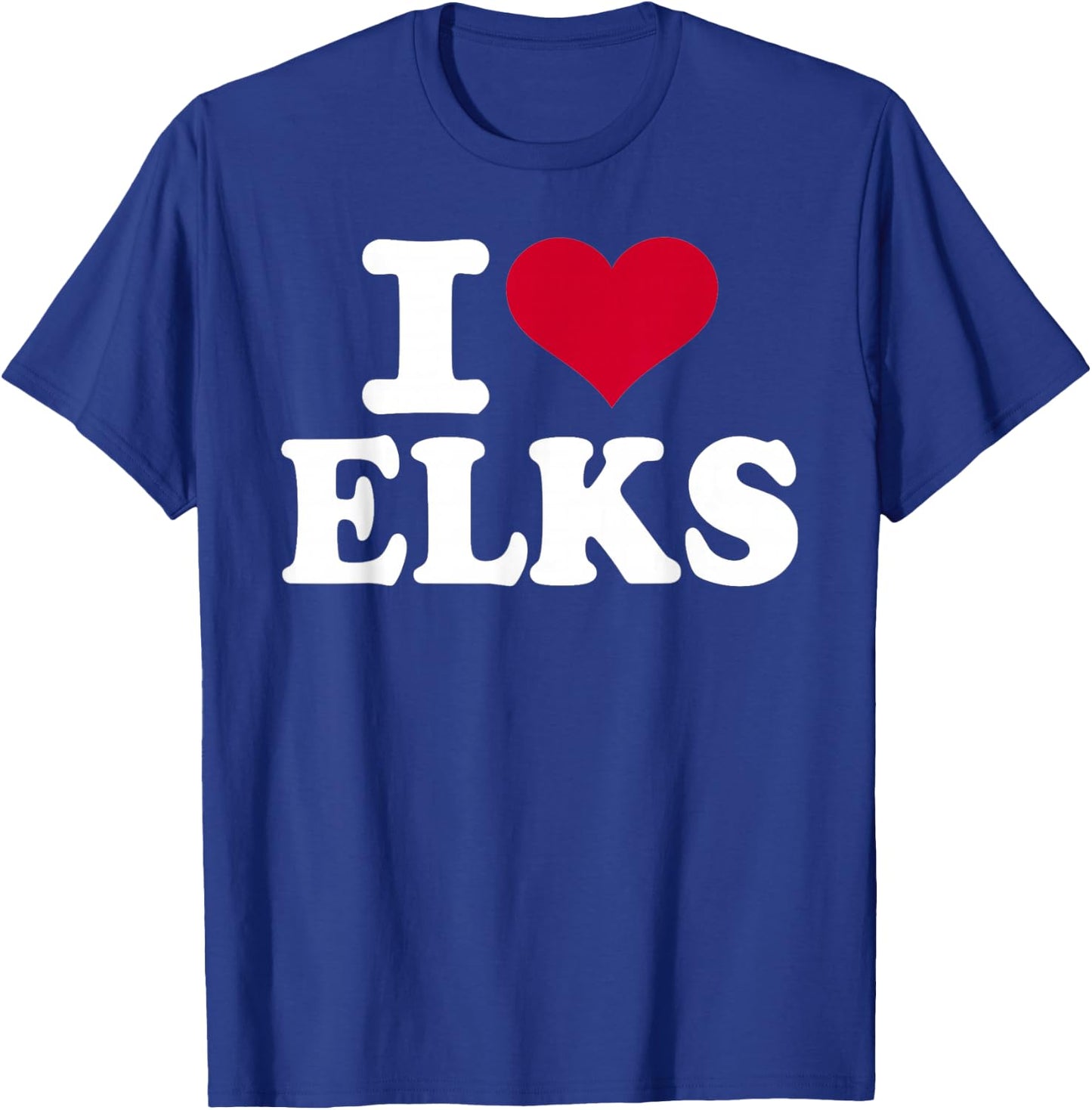 I Love elks T-Shirt - T-Shirt | Royal