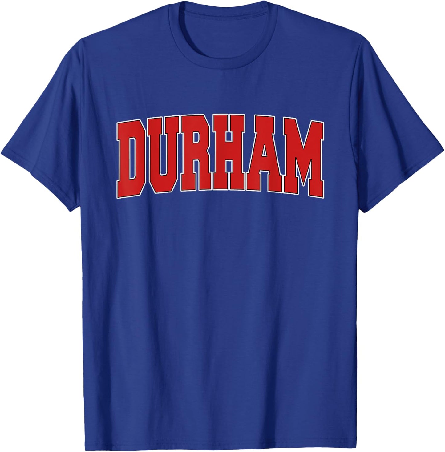 DURHAM UNITED KINGDOM Varsity Style Vintage Retro UK Sports T-Shirt - T-Shirt | Royal